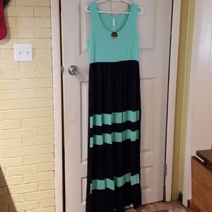 NWT Pinkblush Colorblock Maxi Large